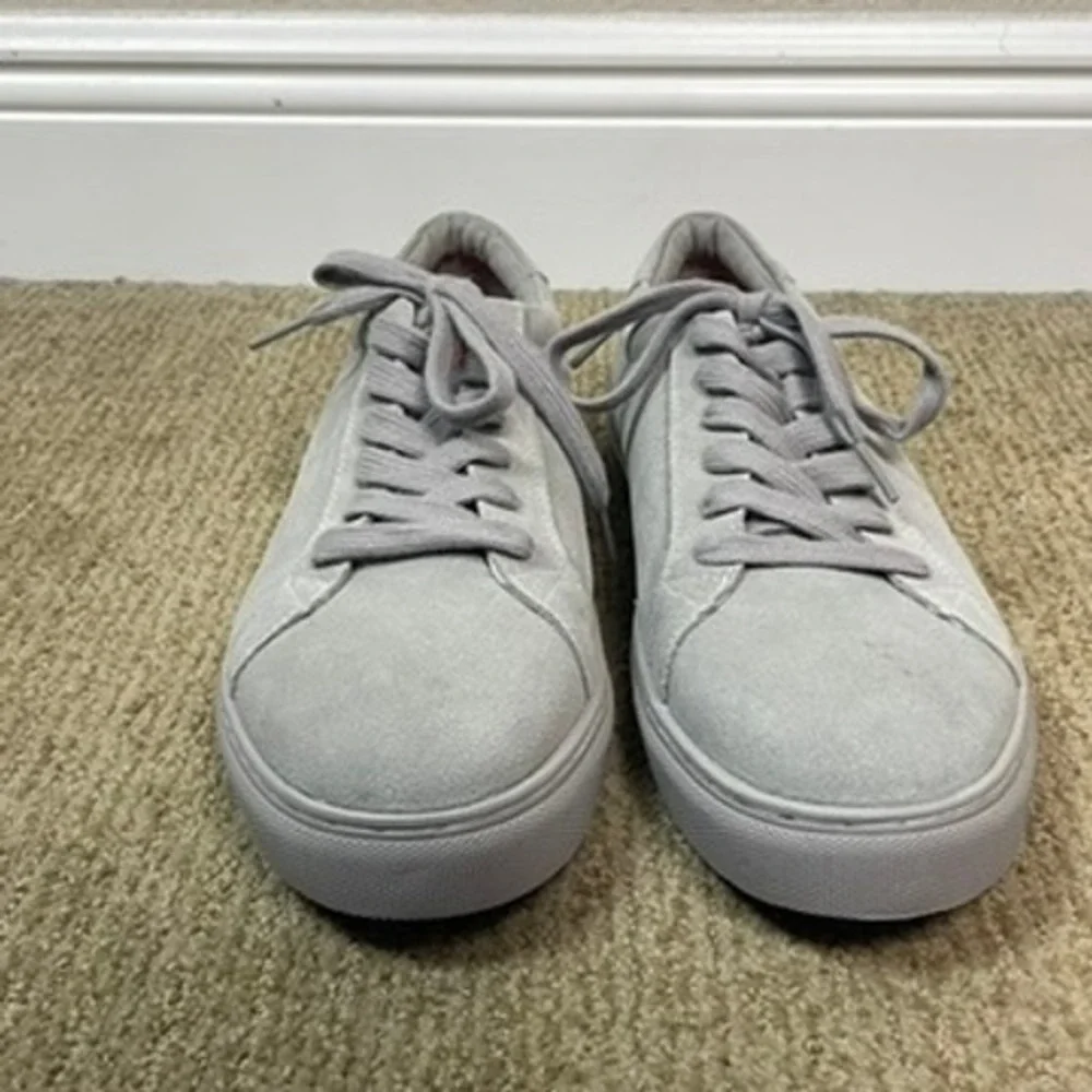 Bolvaint Suede‎ Low Top Sneakers Mens 12 Grey Minimalist Casual Shoes